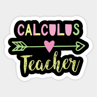 Calculus Teacher Gift Idea Sticker